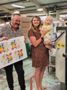 Paul-Kate-Alfie-at-book-printers
