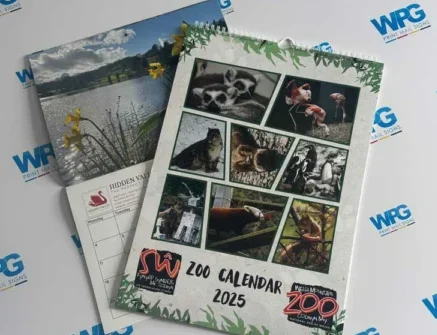 wiro-bound calendar printing at WPG