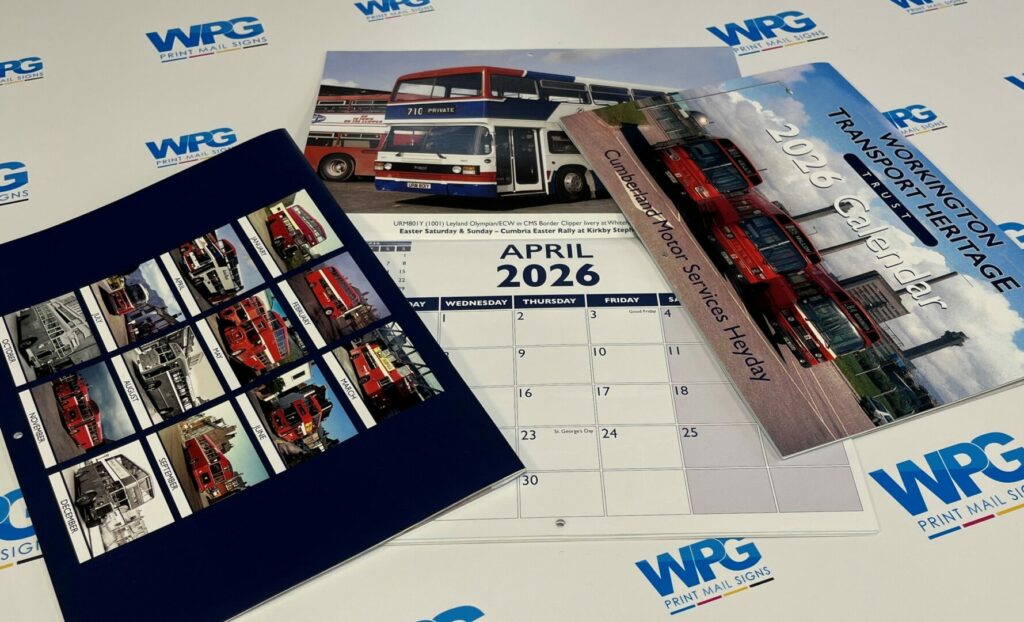 Custom Printed Charity Calendar Printed at WPG
